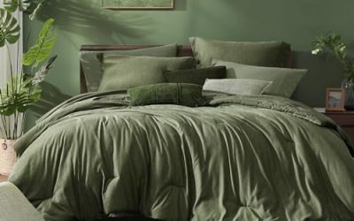 7 Green Queen Comforter Set (October 2026)